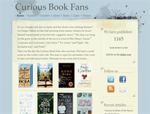 Tablet Screenshot of curiousbookfans.co.uk